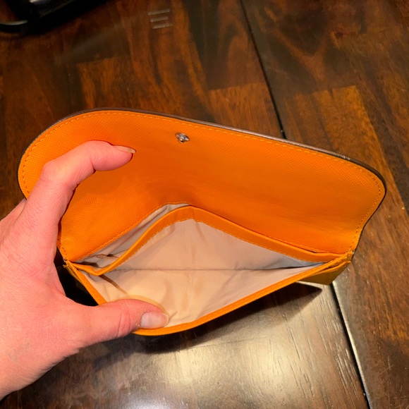 Coach orange snap envelope wallet - Picture 6 of 10